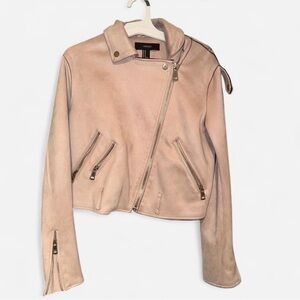 Forever 21 Light Pink Leather Jacket